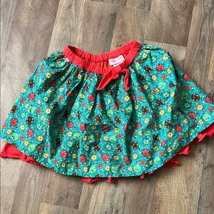 Girls sz 7 Colorful Wellie swishers by American Girl Skirt